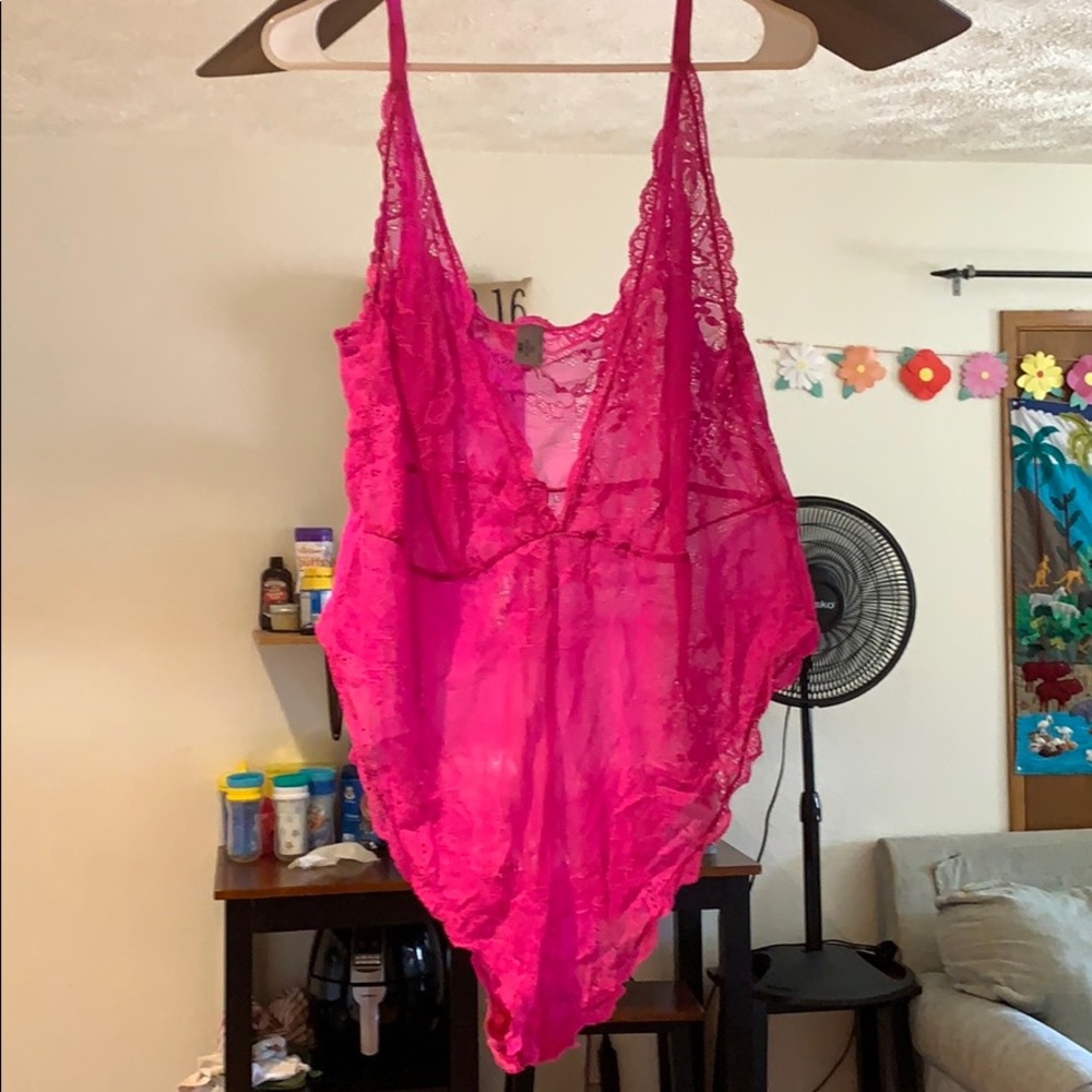Sexy ASOS lingerie in neon pink